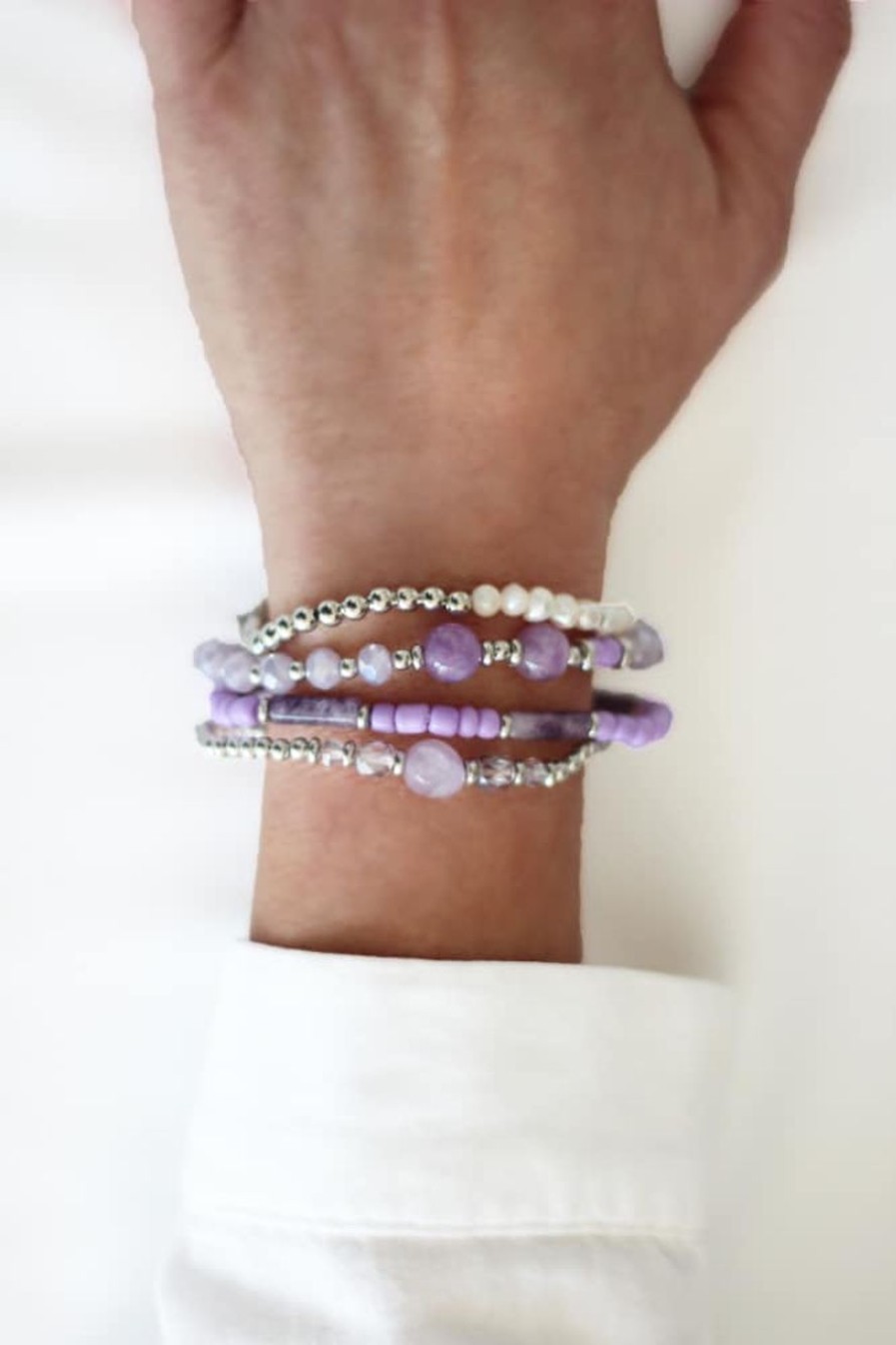 SHE Store Armband Violet Pearl Hot